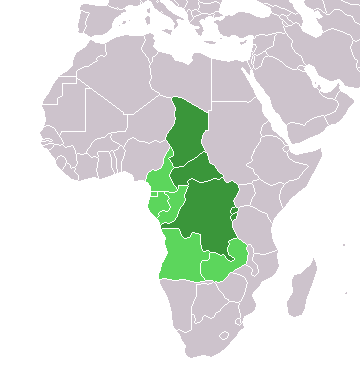 географічне положення, регіон, Центральна Африка, Ангола, Габон